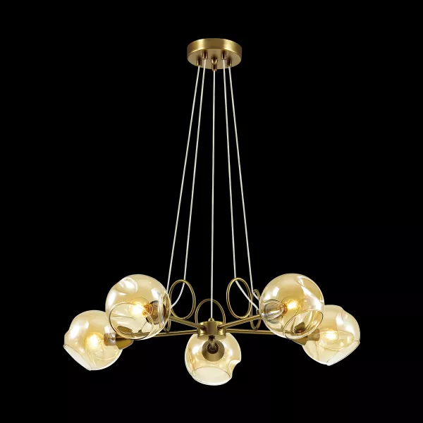 Подвесная люстра Amber 4435/5 в Крыму - фото с прозрачным фоном