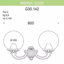 Настенный светильник уличный Globe 300 G30.142.000.VZE27 купить недорого в Крыму