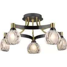 Потолочная люстра N-Light Madison 09 1805 0313 05 gold + dark chrome купить недорого в Крыму