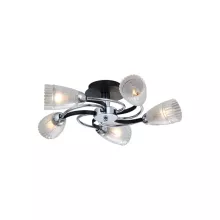 Потолочная люстра IDLamp Carlota 865/5PF-Darkchrome купить недорого в Крыму