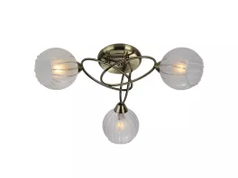 Потолочная люстра IDLamp Donetella 230/3PF-Oldbronze купить недорого в Крыму