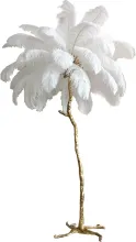 Торшер Ostrich Feather BRFL5014 white/antique brass купить недорого в Крыму