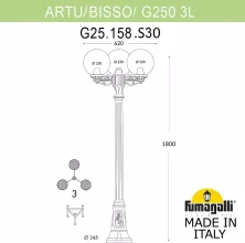 Fumagalli G25.158.S30.AXF1R Наземный уличный фонарь 