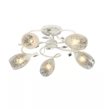 Потолочная люстра IDLamp Julia 874/5PF-Whitepatina купить недорого в Крыму