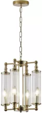 Подвесная люстра SP4 Crystal Lux Tomas BRASS купить недорого в Крыму