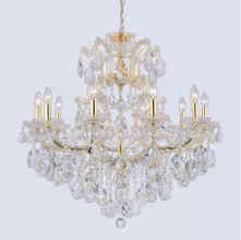 Подвесная люстра SP11 GOLD/TRANSPARENT Crystal Lux Isabel купить недорого в Крыму