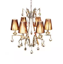 Подвесная люстра LDP 66247-8 BR+CHR Lumina Deco Glamour купить недорого в Крыму