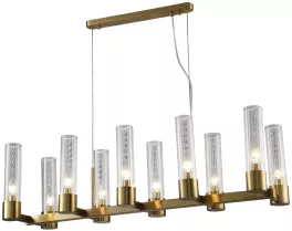 Подвесная люстра SP10 L980 BRASS/TRANSPARENTE Crystal Lux Otono купить недорого в Крыму