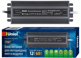 Блок питания UET-VAF UET-VAF-060A67 12V IP67 купить недорого в Крыму