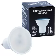 Лампочка светодиодная  GU10-5W-MR16-3000K_lb купить недорого в Крыму