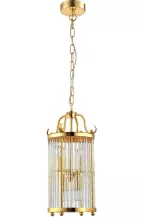 Подвесная люстра SP4 D200 GOLD/TRANSPARENTE Crystal Lux Tadeo купить недорого в Крыму