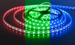 Светодиодная лента  Лента светодиодная 12V 14,4W 60Led 5050 IP20 RGB, 5м купить недорого в Крыму