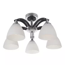 Потолочная люстра IDLamp Fayora 287/5PF-Blackchrome купить недорого в Крыму