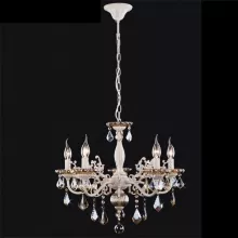 Подвесная люстра 3281 3281/5 белый с золотом/тонированный хрусталь Strotskis купить недорого в Крыму