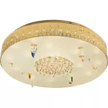 Потолочный светильник 2464/25 gold plated+color crystal купить недорого в Крыму