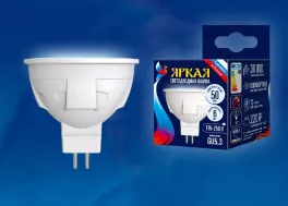 Лампочка светодиодная  LED-JCDR 6W/NW/GU5.3/FR PLP01WH картон купить недорого в Крыму