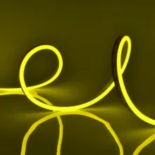 Светодиодная лента Neon ULS-N11-2835-120LED/m-8mm-IP67-DC24V-10W/m-15M-YELLOW катушка в герметичной упаковке купить недорого в Крыму