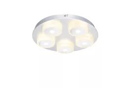 Светильник потолочный Globo 41112-5, хром, LED, 5x5W купить недорого в Крыму