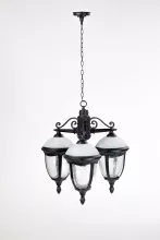 Oasis Light 89170L/3 Bl мат/тр Уличный подвесной светильник 