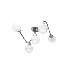 Потолочная люстра IDLamp Agostina 361/5A-Whitechrome купить недорого в Крыму