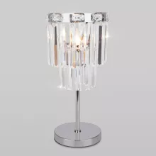 Интерьерная настольная лампа Elegante 01136/1 хром купить недорого в Крыму