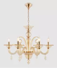 Подвесная люстра SP-PL6 Crystal Lux Caetano AMBER купить недорого в Крыму