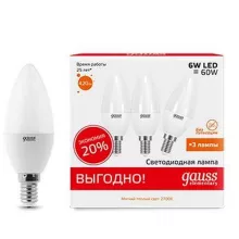 Лампочка светодиодная Elementary Candle 33116T купить недорого в Крыму