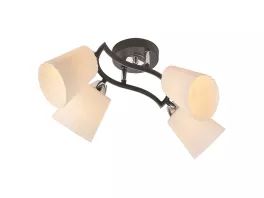 Потолочная люстра IDLamp Sandra 212/4PF-Blackchrome купить недорого в Крыму