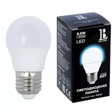 Лампочка светодиодная  E27-6,5W-3000K-G45_lb купить недорого в Крыму