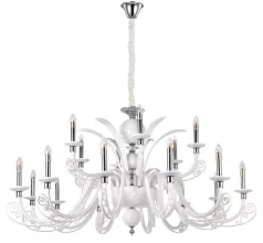 Подвесная люстра SP12+6 Crystal Lux Letisia WHITE купить недорого в Крыму