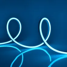 Светодиодная лента Neon ULS-N11-2835-120LED/m-8mm-IP67-DC24V-10W/m-15M-LIGHTBLUE катушка в герметичной упаковке купить недорого в Крыму