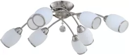 Потолочная люстра IDLamp Nikolina 804/8PF-Whitechrome купить недорого в Крыму