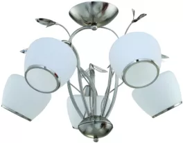 Потолочная люстра IDLamp Norm 825/5PF-Whitechrome купить недорого в Крыму