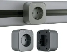 Трековая розетка Am-track-sockets 380022TS/ES Grey купить недорого в Крыму