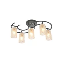 Потолочная люстра IDLamp Frances 208/5PF-Blackchrome купить недорого в Крыму