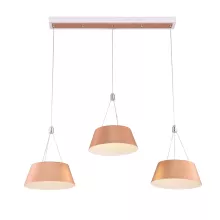 Подвесной светодиодный светильник Хай-Тек 2-5016-3-WH+GL RiForma Wood LED купить недорого в Крыму