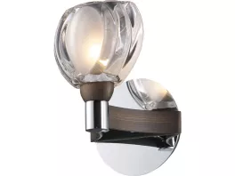 Бра N-Light Apoditta 418-01-11W chrome + wengue купить недорого в Крыму