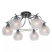 Потолочная люстра IDLamp Isabella 873/6PF-Darkchrome купить недорого в Крыму