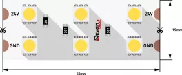 Светодиодная лента LUX DSG5120-24-NW-33 купить недорого в Крыму