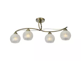 Потолочная люстра IDLamp Brunilda 237/4PF-Oldbronze купить недорого в Крыму