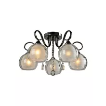 Потолочная люстра IDLamp Merinella 877/5PF-Darkchrome купить недорого в Крыму