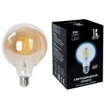 Лампочка светодиодная филаментная  E27-8W-G95-NH-fil gold_lb купить недорого в Крыму