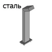 Наземный светильник Дартмур 290-32/gr купить недорого в Крыму