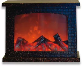 Uniel ULD-L2821-005/DNB/RED BROWN FIREPLACE Световая фигура 