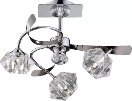 Потолочная люстра N-Light LakewooD 09 1713 0113 03 chrome + black chrome купить недорого в Крыму