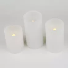 Декоративная свеча  ULD-F050 WARM WHITE CANDLE SET3 купить недорого в Крыму