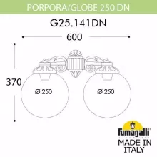 Настенный светильник уличный Globe 250 G25.141.000.BYE27DN купить недорого в Крыму