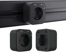 Трековая розетка Am-track-sockets 380022TS/ES Black купить недорого в Крыму