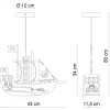 Подвесной светильник Kita 15723 в Крыму - фото схема (миниатюра)